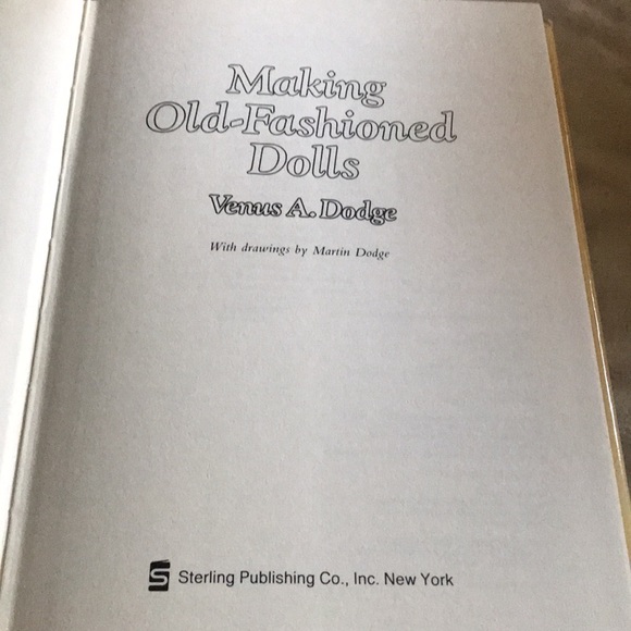 Vintage Making Old-Fashioned Dolls by: Venus Dodge - Picture 8 of 12